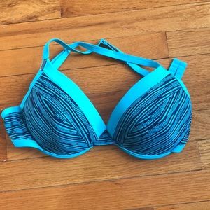 Printed bathing suit top